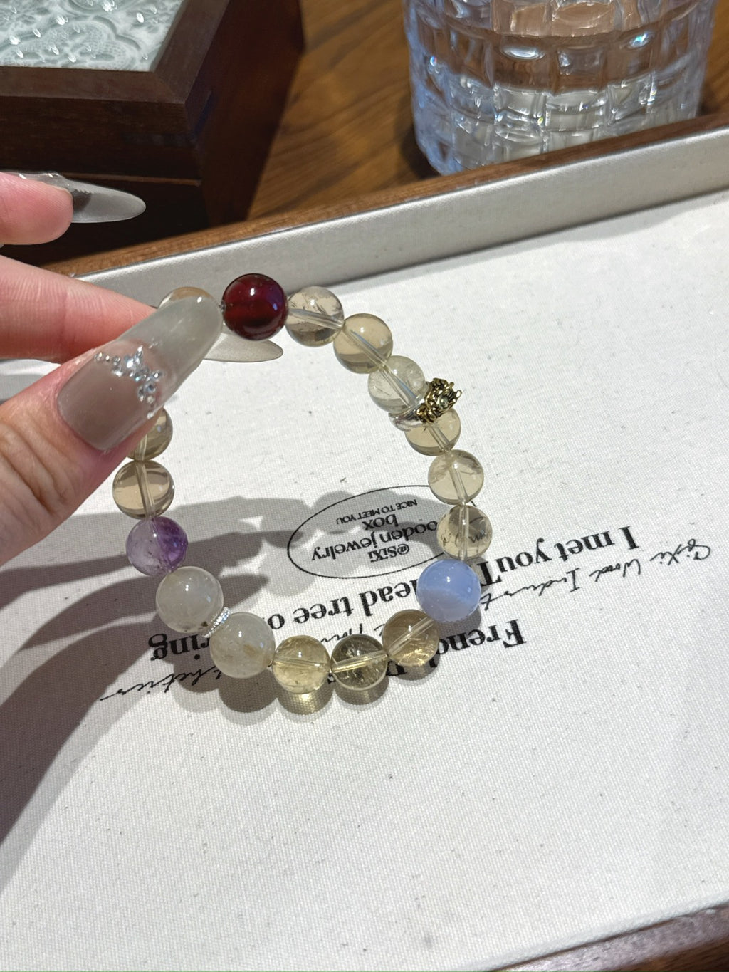 Zodiac Year of the Dragon Guardian Bracelet - Golden Rutilated Quartz & Citrine for Abundance, Leadership & Inner Peace - Lancie Upre