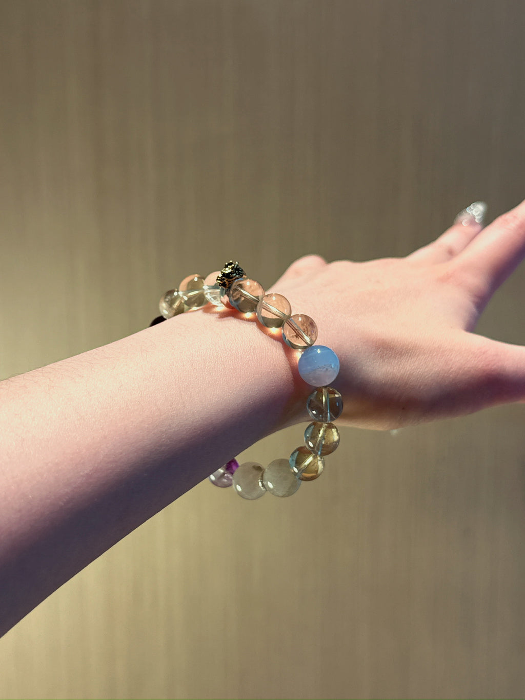 Zodiac Year of the Dragon Guardian Bracelet - Golden Rutilated Quartz & Citrine for Abundance, Leadership & Inner Peace - Lancie Upre