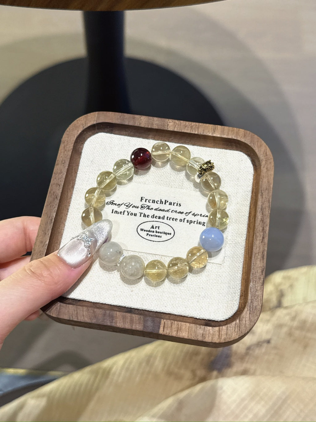 Zodiac Year of the Dragon Guardian Bracelet - Golden Rutilated Quartz & Citrine for Abundance, Leadership & Inner Peace - Lancie Upre