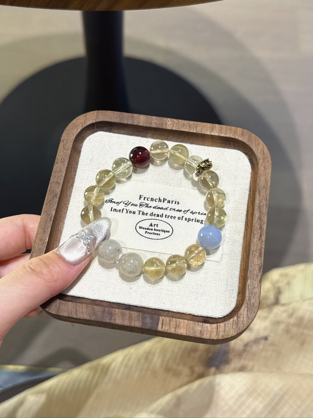 Zodiac Year of the Dragon Guardian Bracelet - Golden Rutilated Quartz & Citrine for Abundance, Leadership & Inner Peace - Lancie Upre