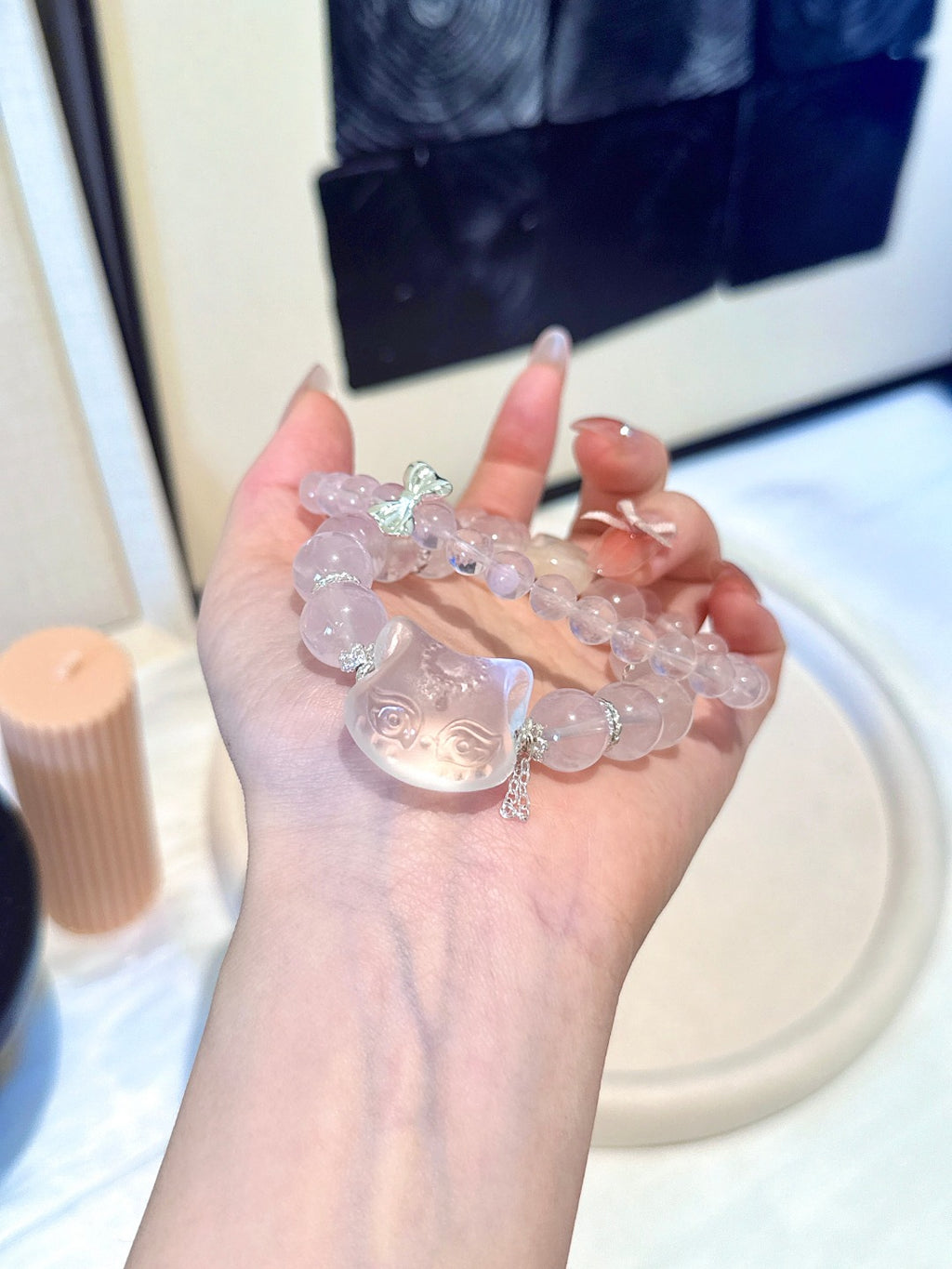Natural Natural Crystal Crystal Bracelet —  | Handmade Crystal Jewelry
