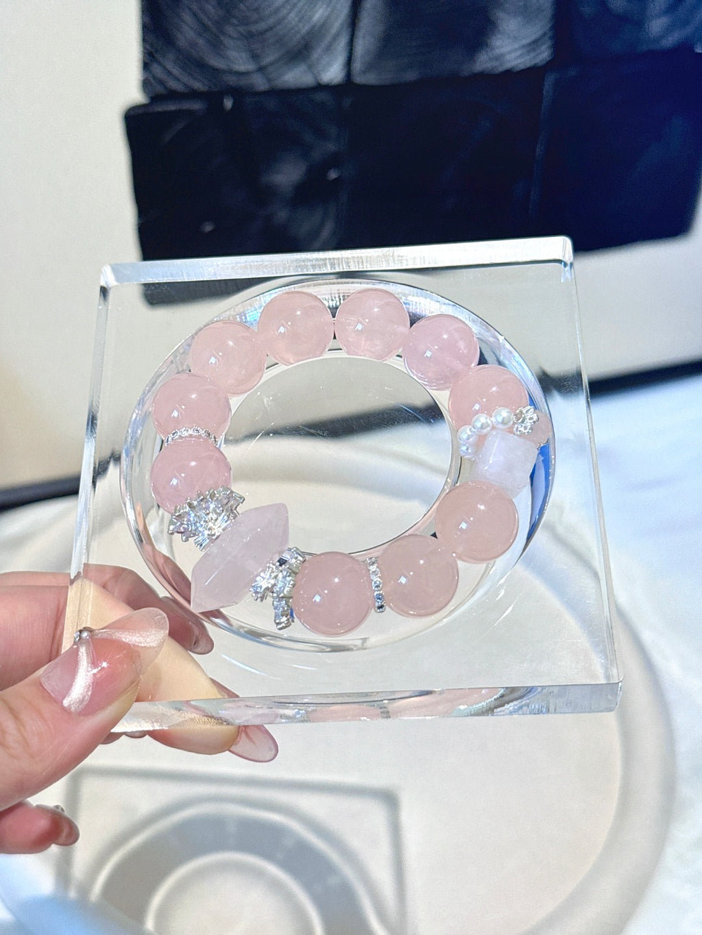 Natural Natural Crystal Crystal Bracelet —  | Handmade Crystal Jewelry