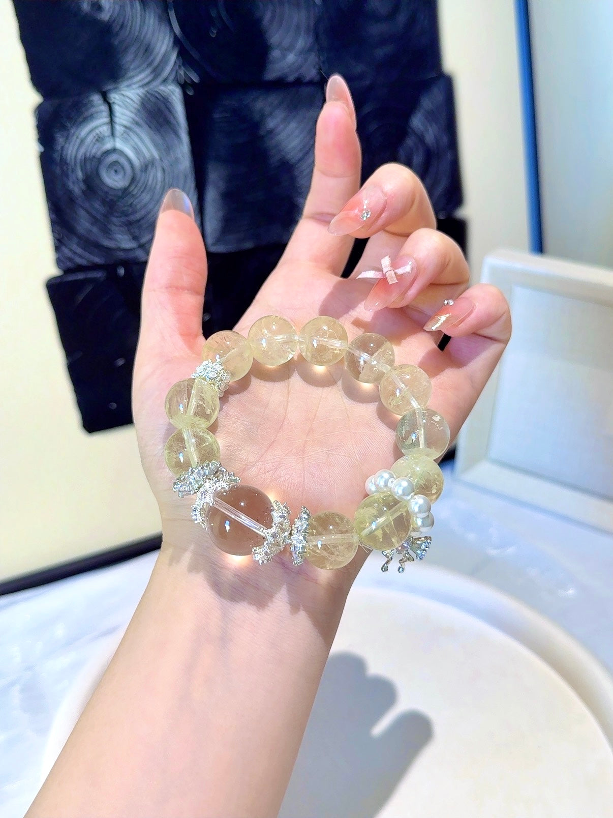 Natural Natural Crystal Crystal Bracelet —  | Handmade Crystal Jewelry