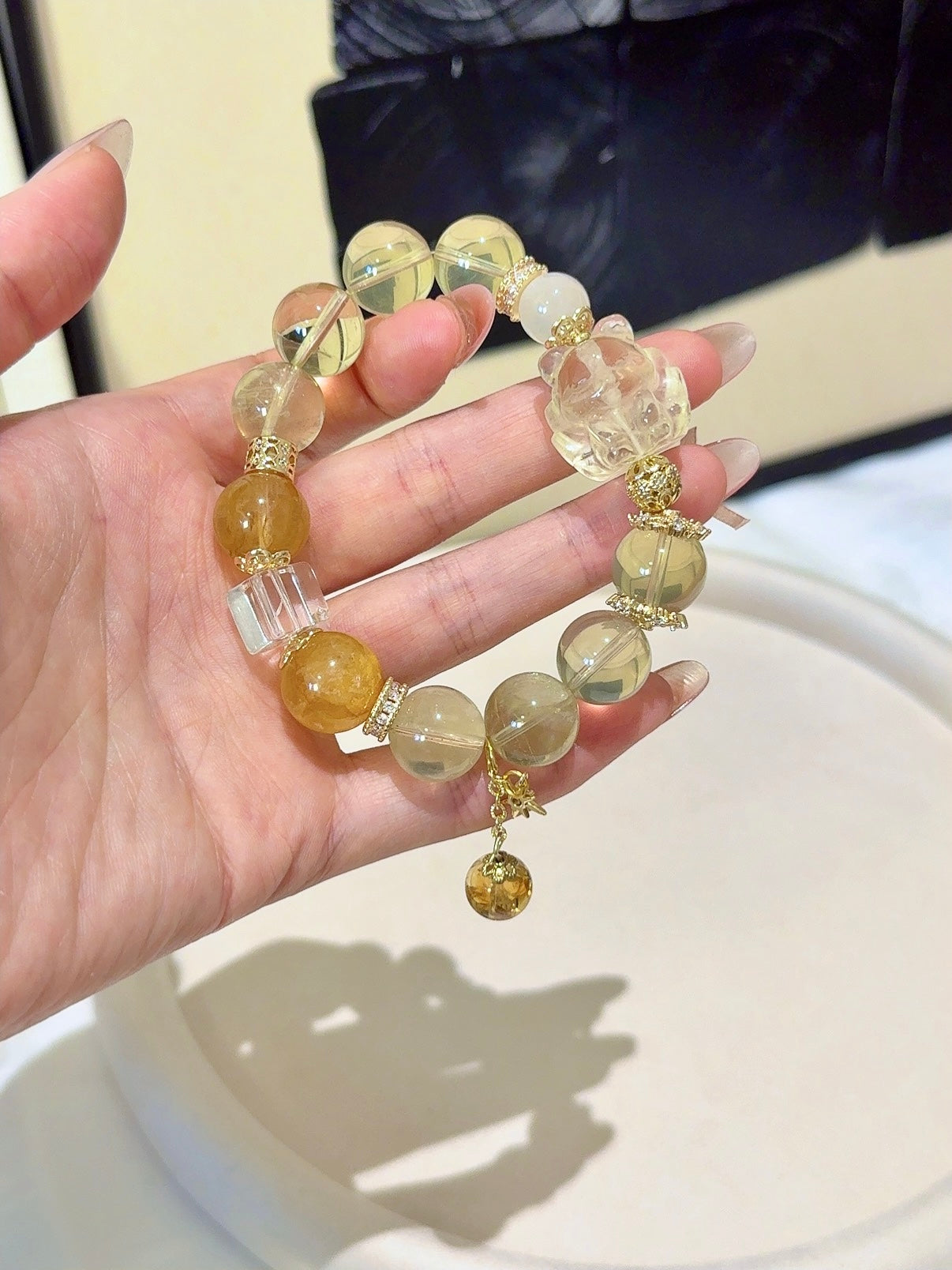 Natural Natural Crystal Crystal Bracelet —  | Handmade Crystal Jewelry