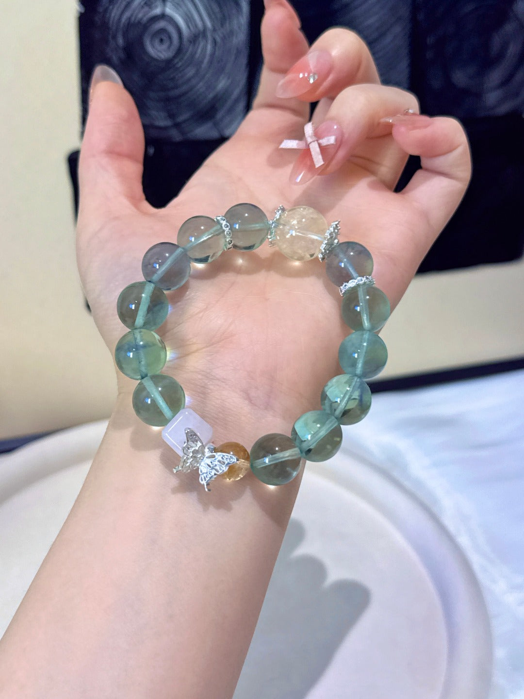 Natural Natural Crystal Crystal Bracelet —  | Handmade Crystal Jewelry
