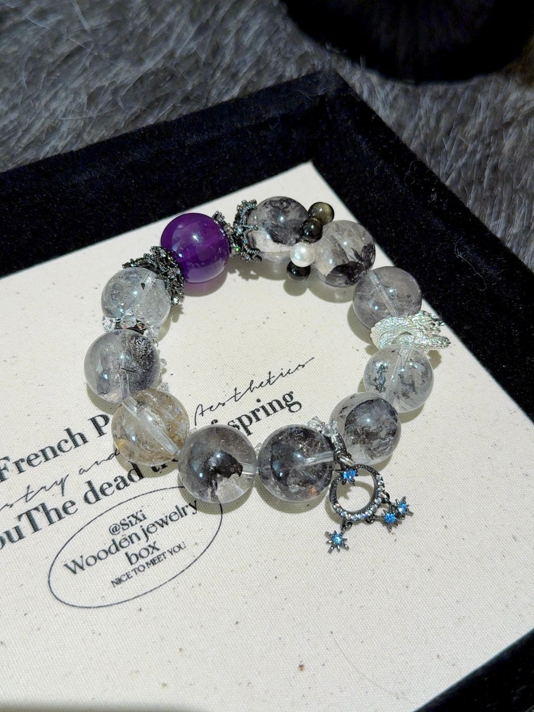 Natural Natural Crystal Crystal Bracelet —  | Handmade Crystal Jewelry