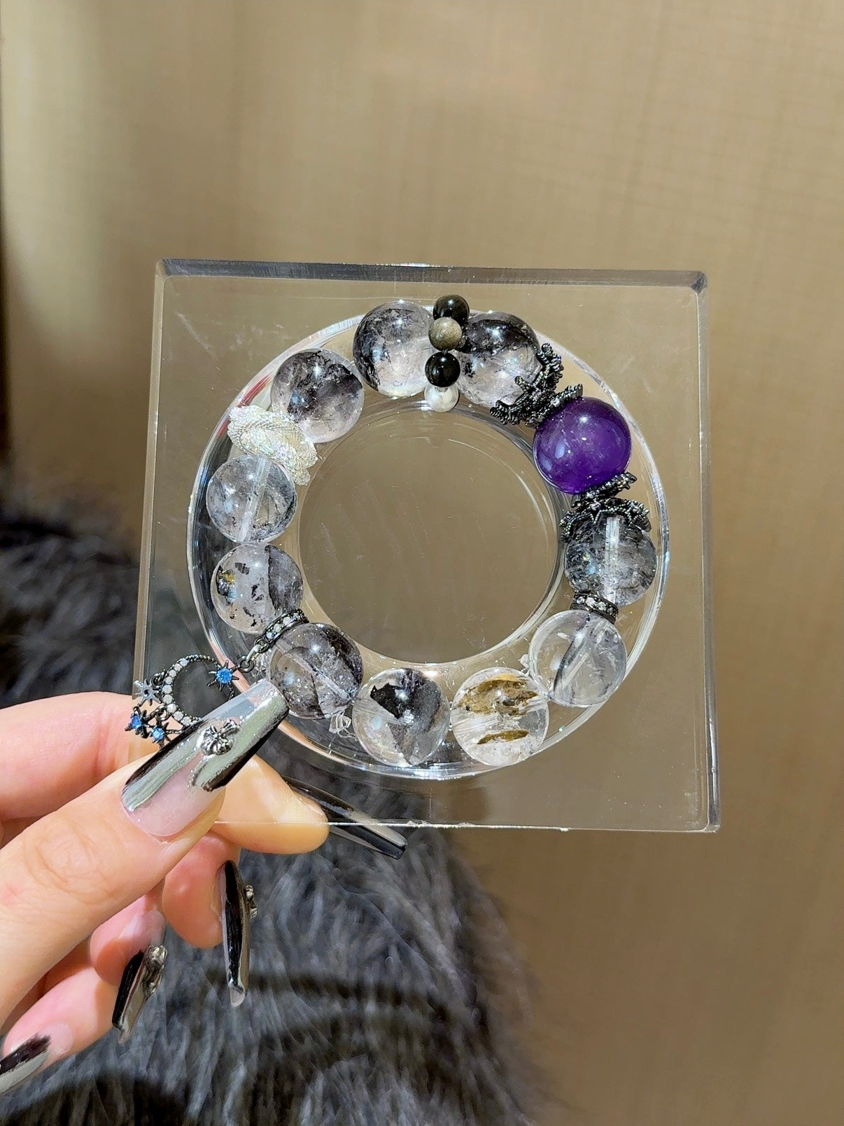 Natural Natural Crystal Crystal Bracelet —  | Handmade Crystal Jewelry