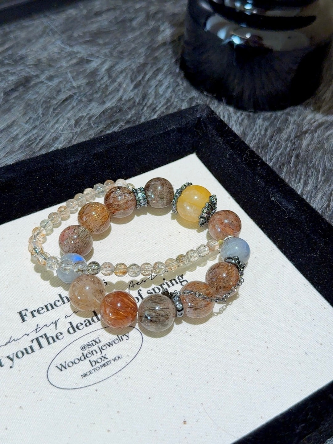 Natural Natural Crystal Crystal Bracelet —  | Handmade Crystal Jewelry