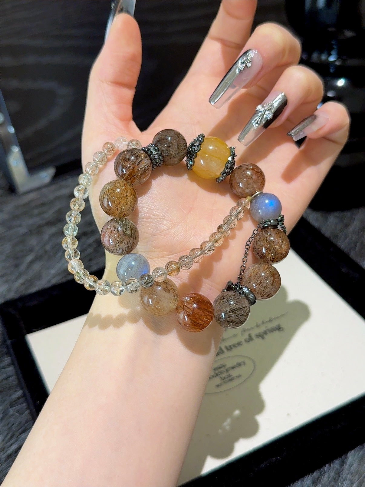 Natural Natural Crystal Crystal Bracelet —  | Handmade Crystal Jewelry