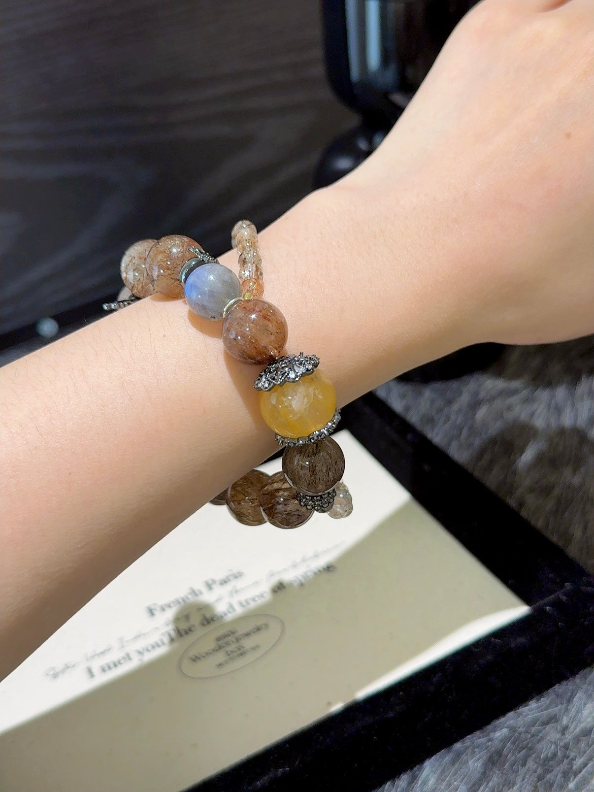 Natural Natural Crystal Crystal Bracelet —  | Handmade Crystal Jewelry