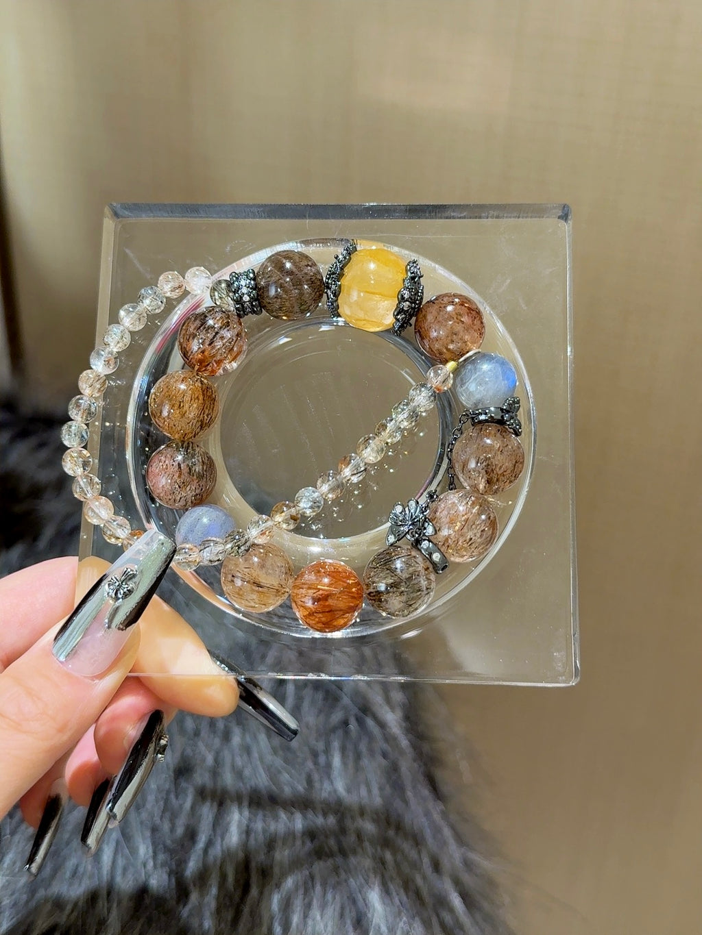 Natural Natural Crystal Crystal Bracelet —  | Handmade Crystal Jewelry