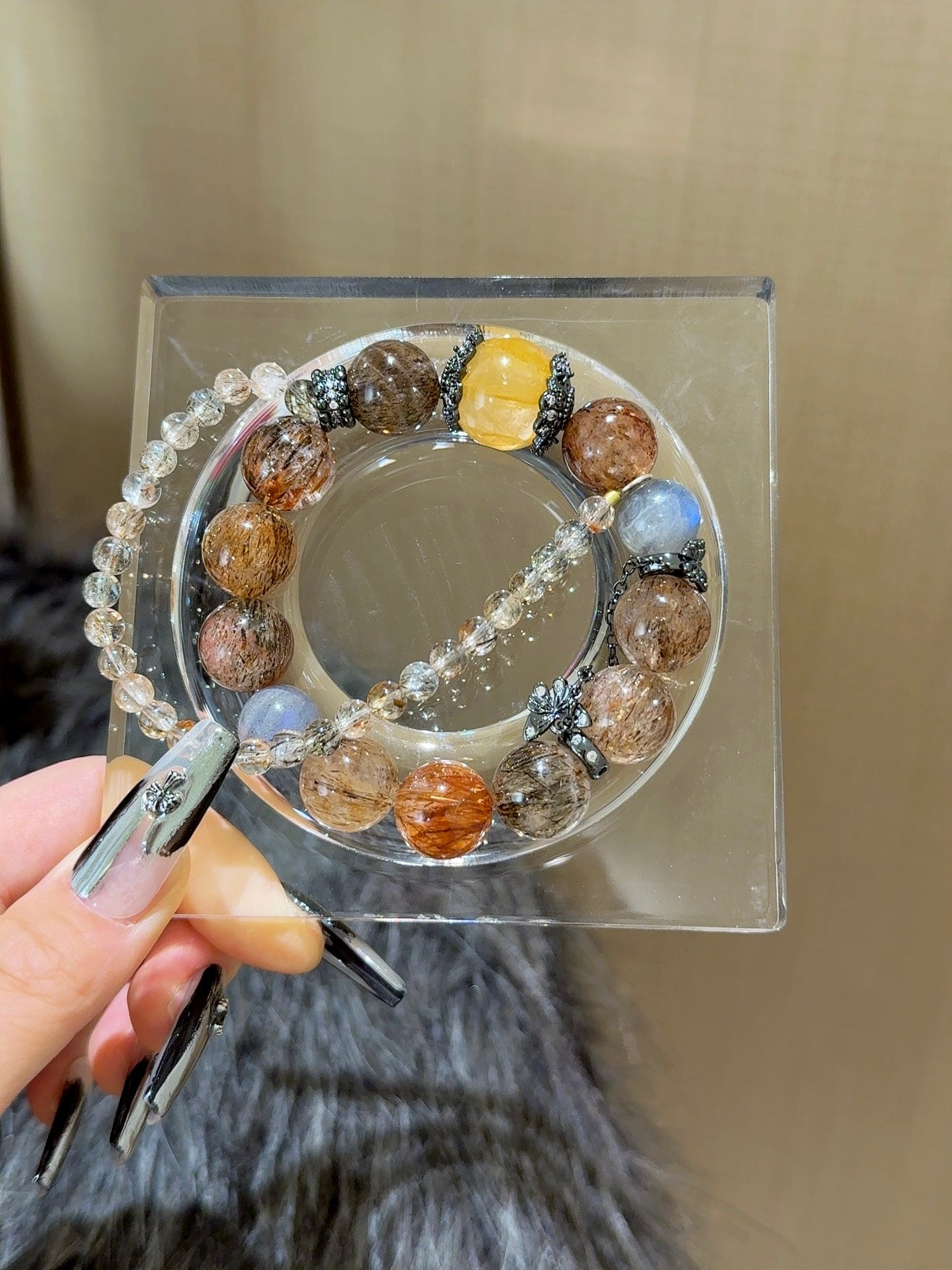 Natural Natural Crystal Crystal Bracelet —  | Handmade Crystal Jewelry