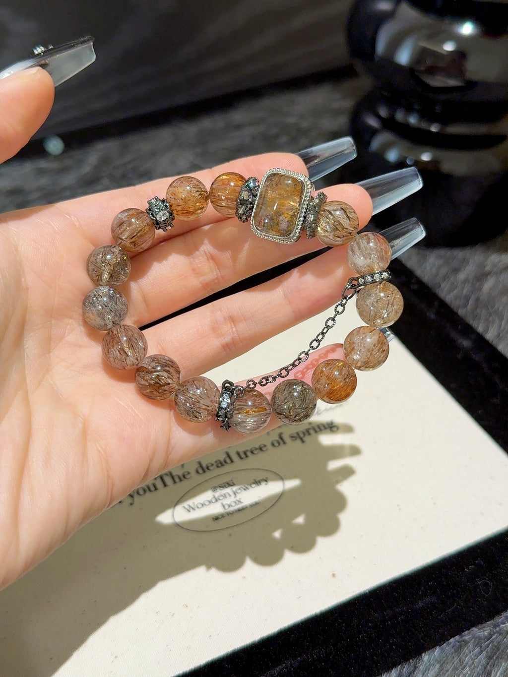 Natural Natural Crystal Crystal Bracelet —  | Handmade Crystal Jewelry