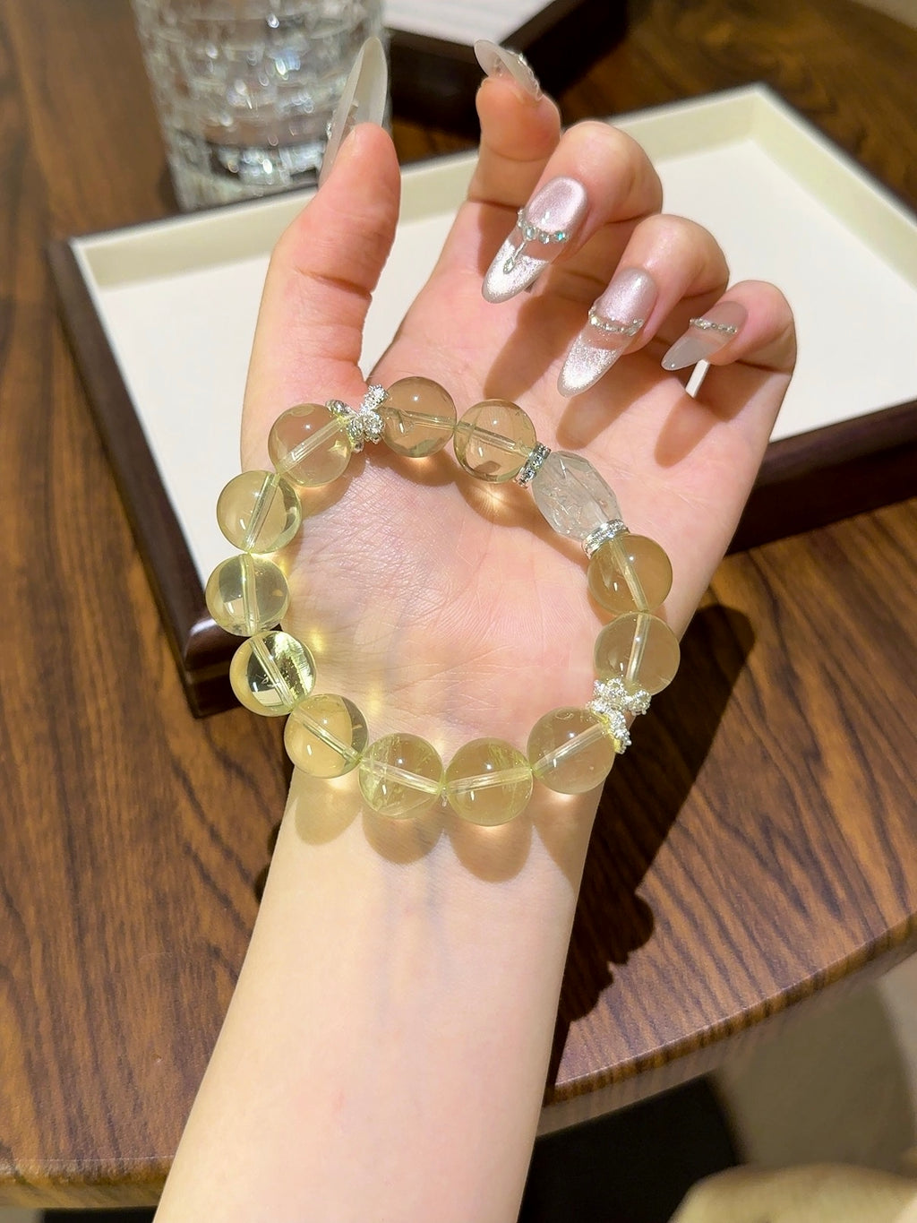 Natural Natural Crystal Crystal Bracelet —  | Handmade Crystal Jewelry