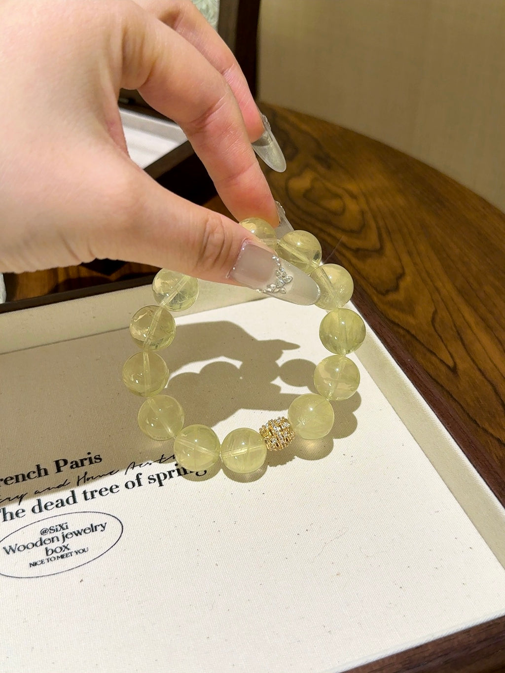 Natural Natural Crystal Crystal Bracelet —  | Handmade Crystal Jewelry