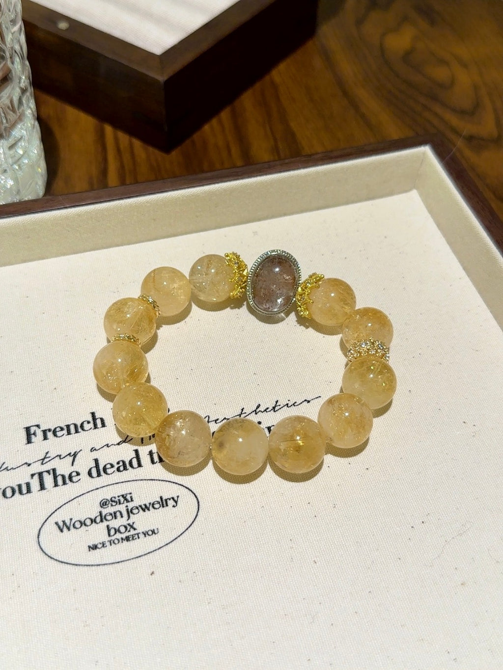 Natural Natural Crystal Crystal Bracelet —  | Handmade Crystal Jewelry