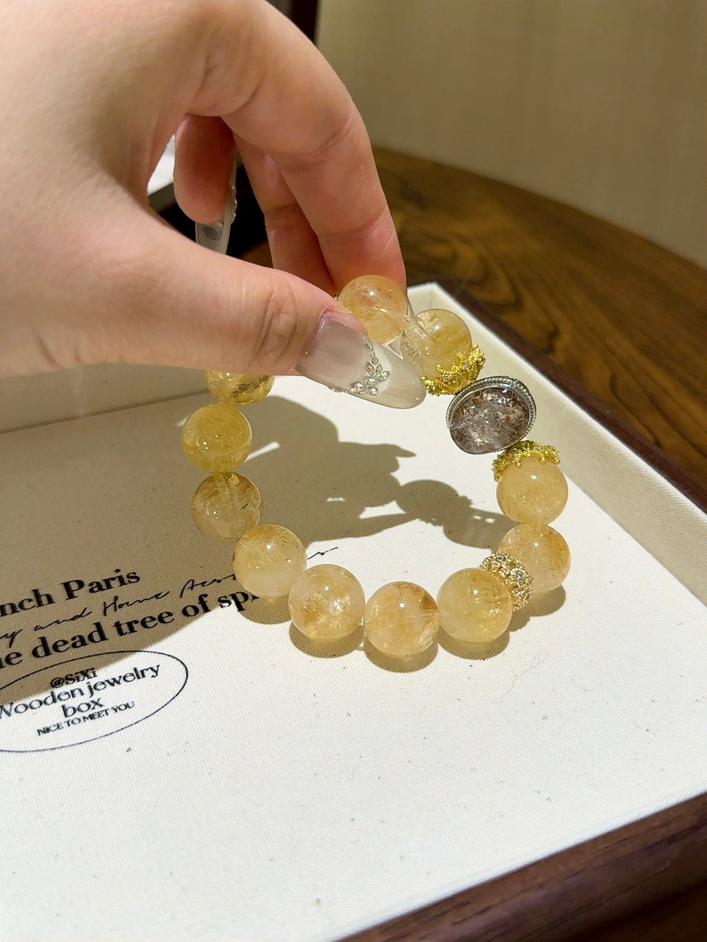 Natural Natural Crystal Crystal Bracelet —  | Handmade Crystal Jewelry
