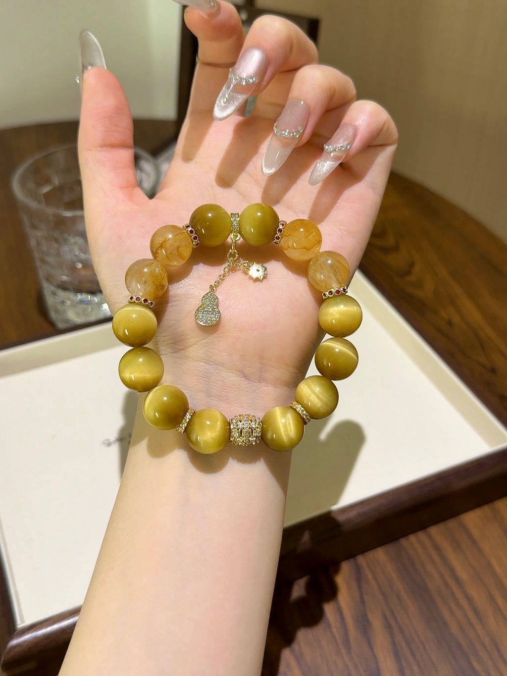 Natural Natural Crystal Crystal Bracelet —  | Handmade Crystal Jewelry