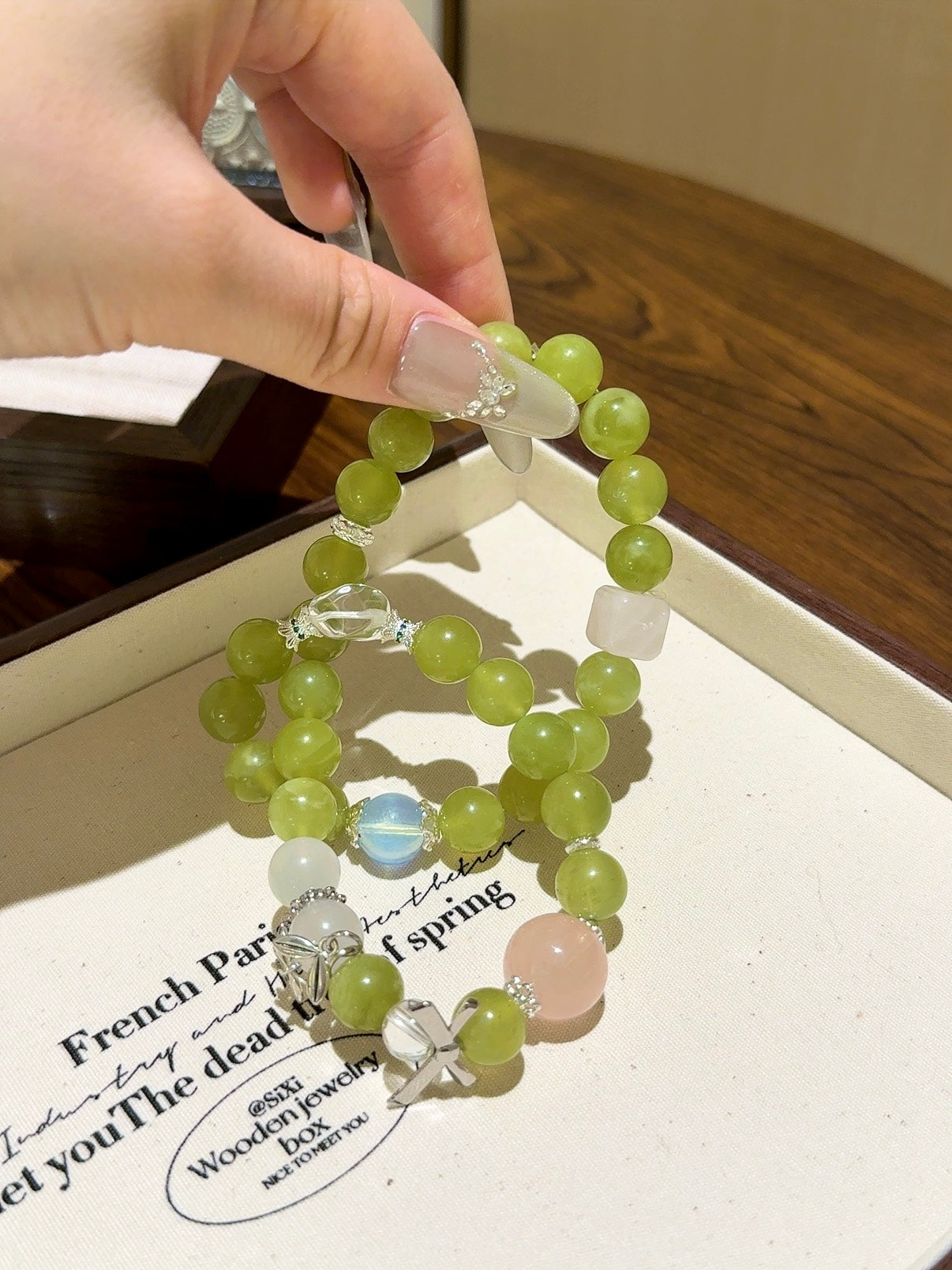 Natural Natural Crystal Crystal Bracelet —  | Handmade Crystal Jewelry