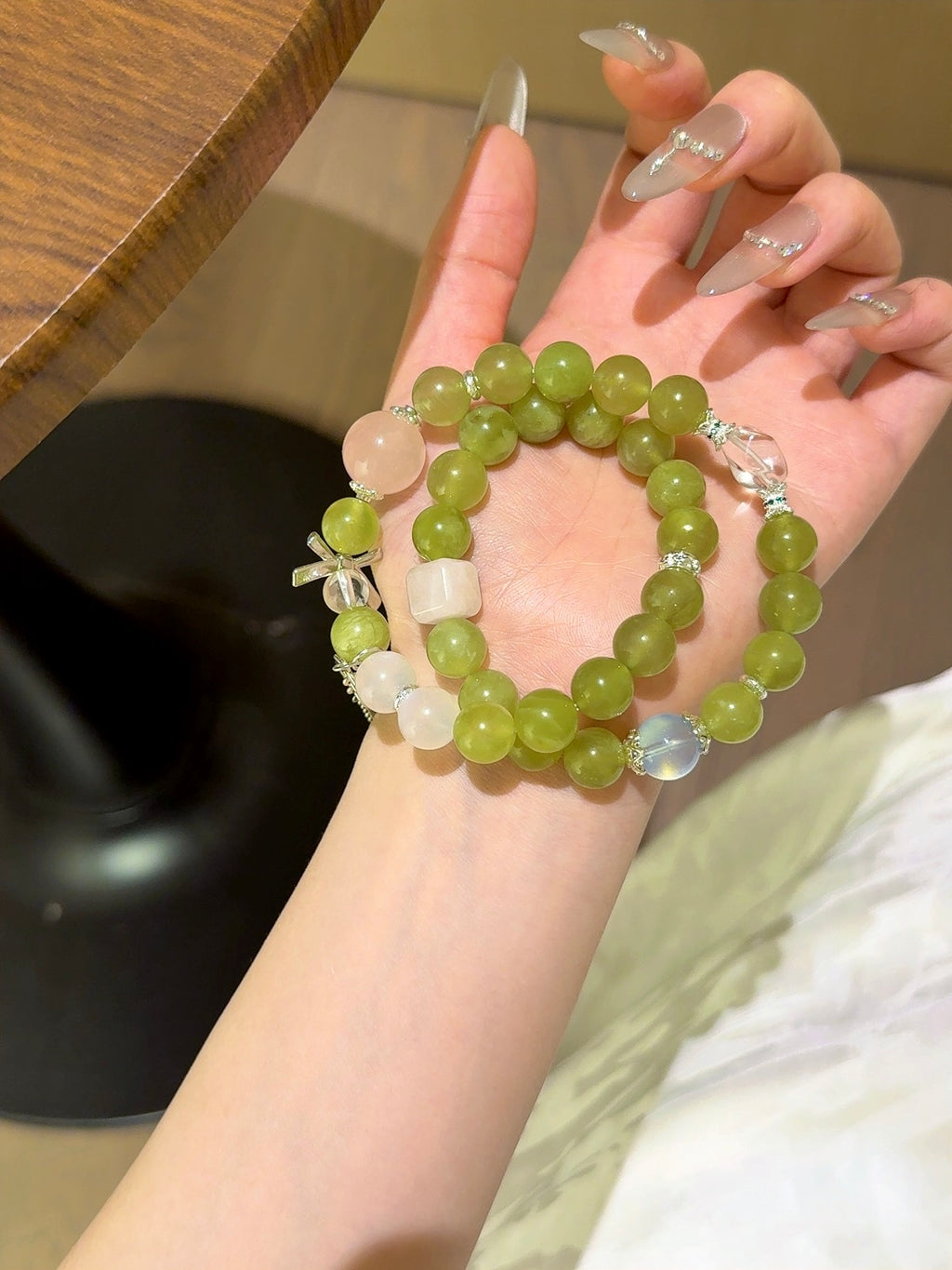 Natural Natural Crystal Crystal Bracelet —  | Handmade Crystal Jewelry