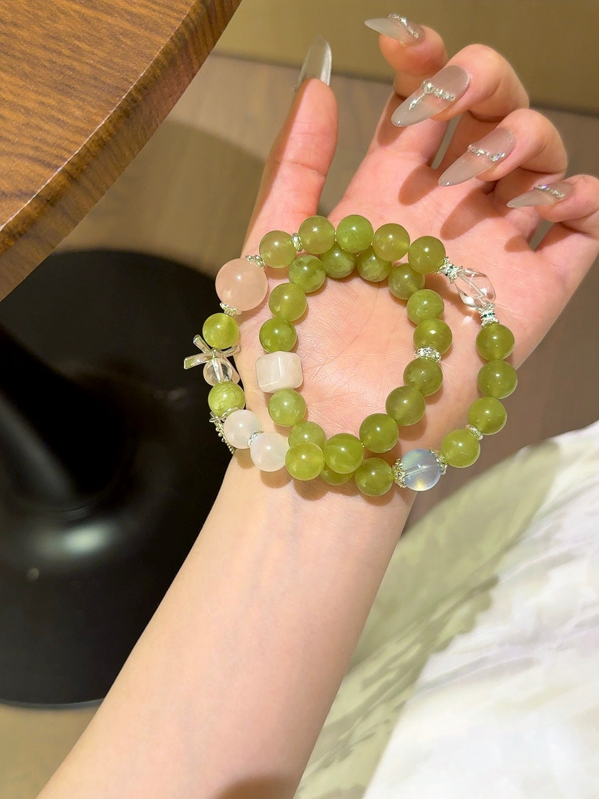 Natural Natural Crystal Crystal Bracelet —  | Handmade Crystal Jewelry