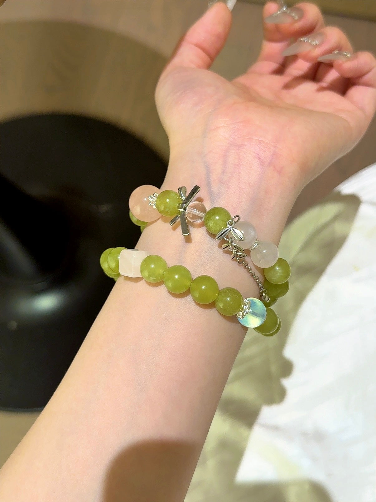 Natural Natural Crystal Crystal Bracelet —  | Handmade Crystal Jewelry