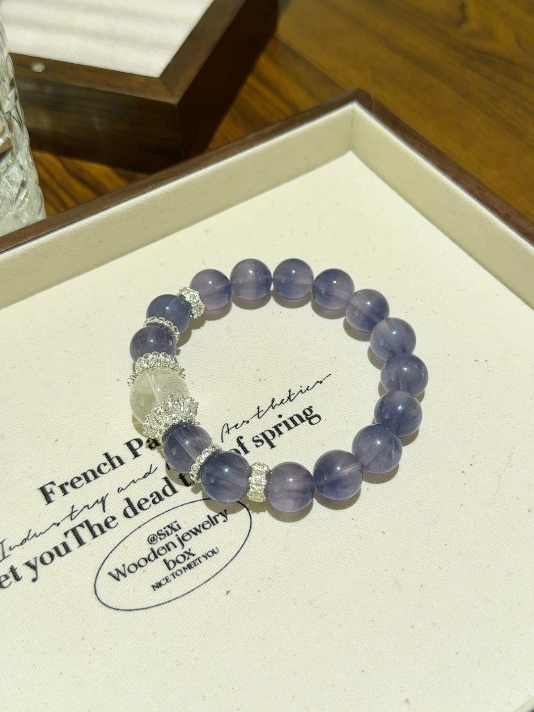 Natural Natural Crystal Crystal Bracelet —  | Handmade Crystal Jewelry