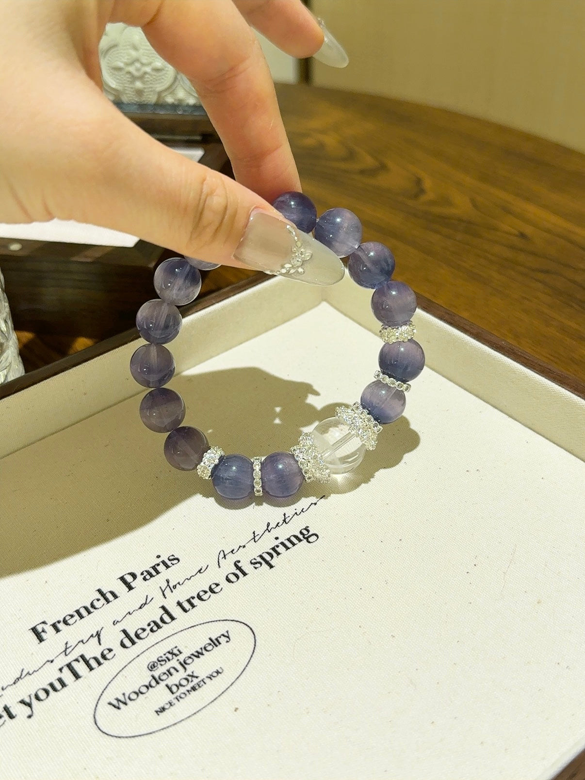 Natural Natural Crystal Crystal Bracelet —  | Handmade Crystal Jewelry