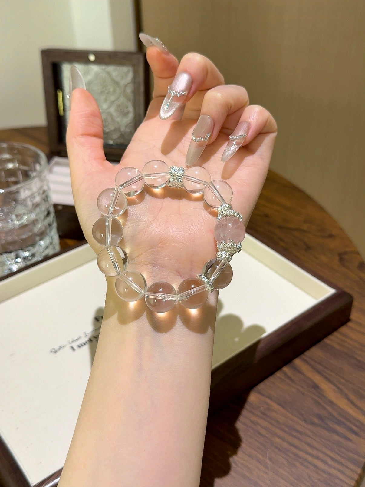Natural Natural Crystal Crystal Bracelet —  | Handmade Crystal Jewelry