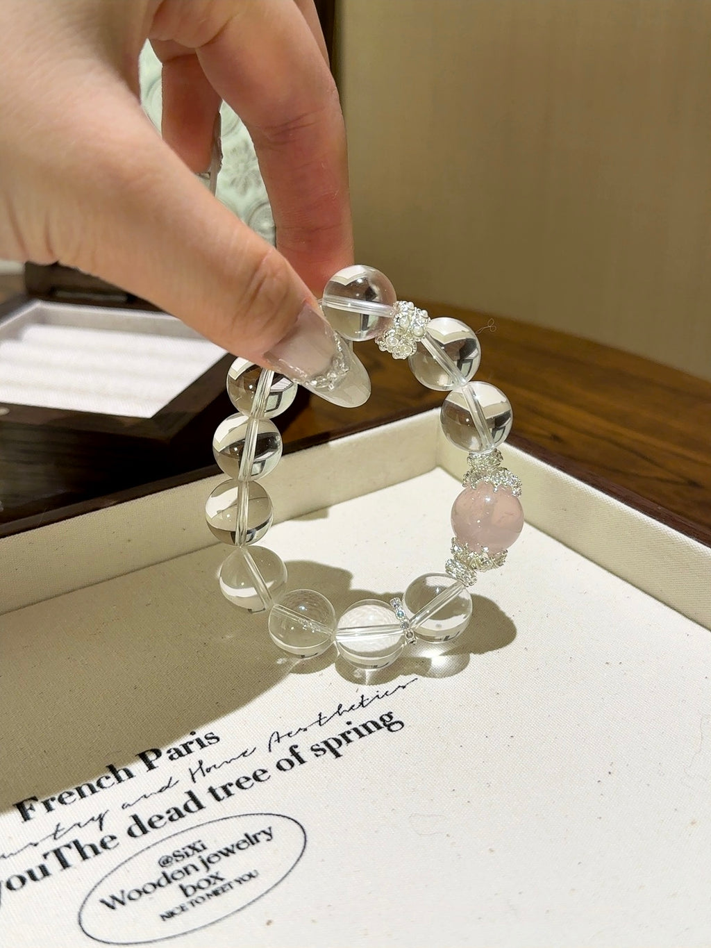 Natural Natural Crystal Crystal Bracelet —  | Handmade Crystal Jewelry