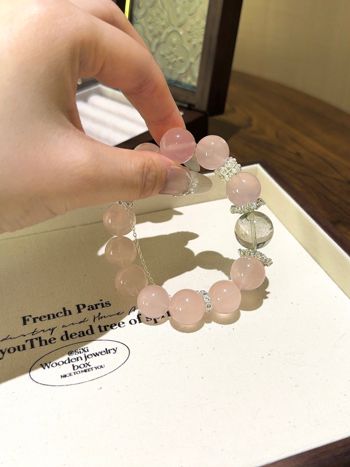 Natural Natural Crystal Crystal Bracelet —  | Handmade Crystal Jewelry