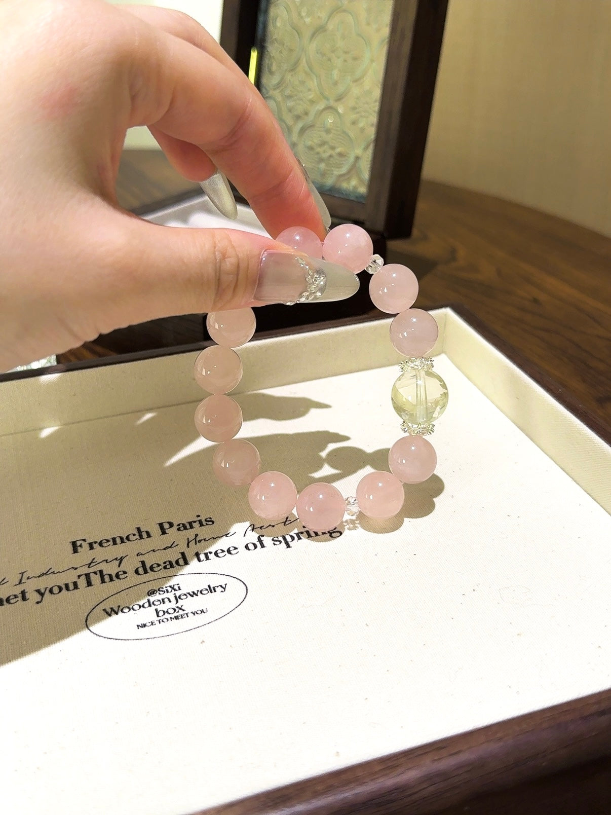 Natural Natural Crystal Crystal Bracelet —  | Handmade Crystal Jewelry