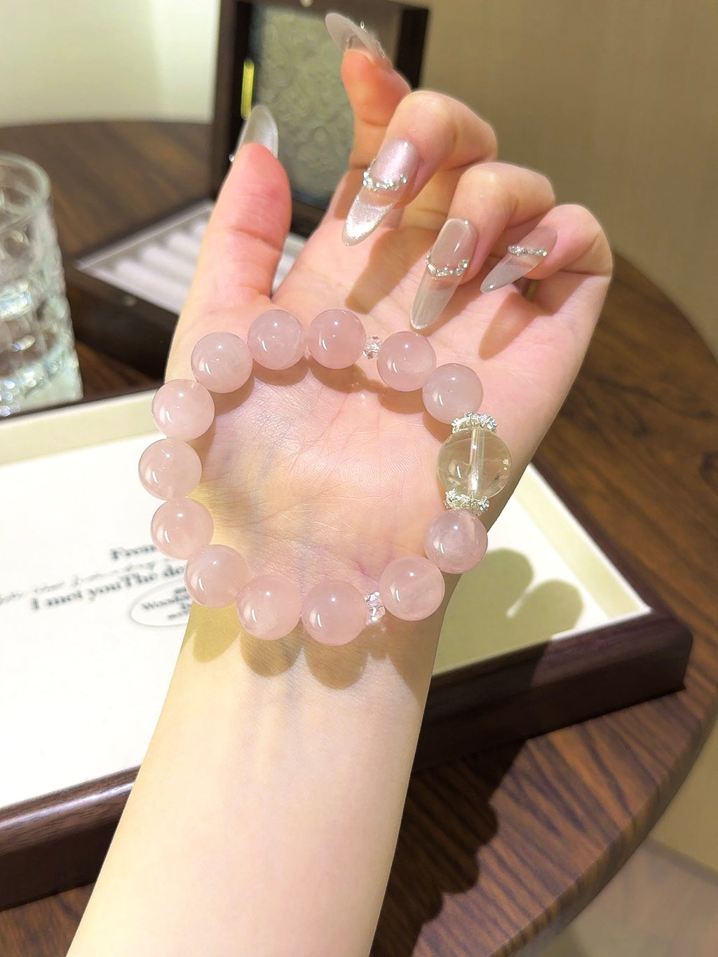 Natural Natural Crystal Crystal Bracelet —  | Handmade Crystal Jewelry