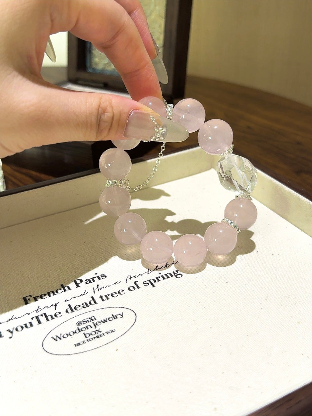 Natural Natural Crystal Crystal Bracelet —  | Handmade Crystal Jewelry