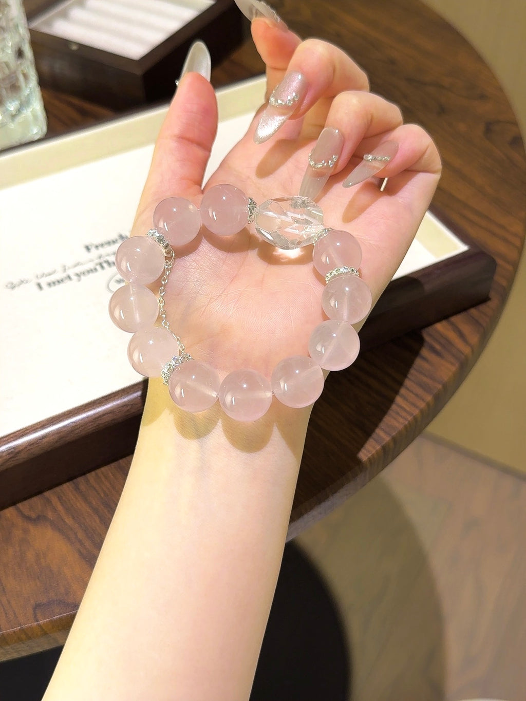 Natural Natural Crystal Crystal Bracelet —  | Handmade Crystal Jewelry