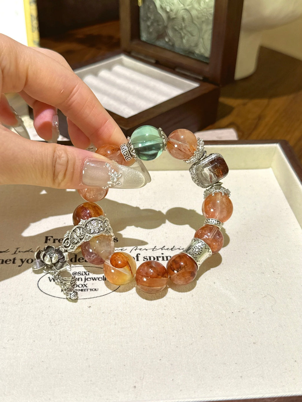 Natural Natural Crystal Crystal Bracelet —  | Handmade Crystal Jewelry