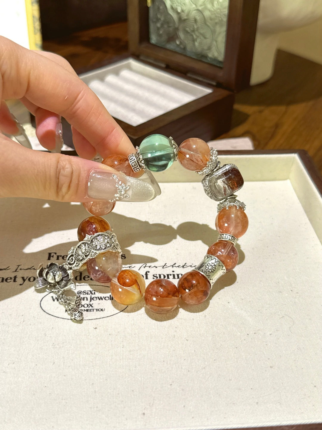 Natural Natural Crystal Crystal Bracelet —  | Handmade Crystal Jewelry