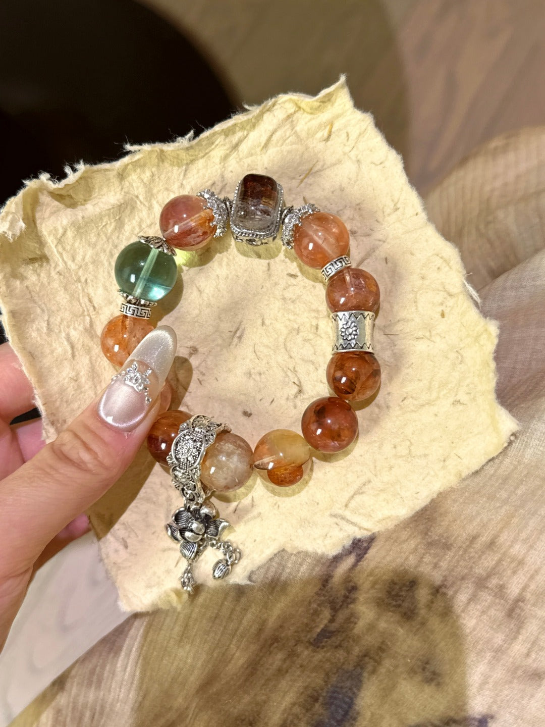 Natural Natural Crystal Crystal Bracelet —  | Handmade Crystal Jewelry