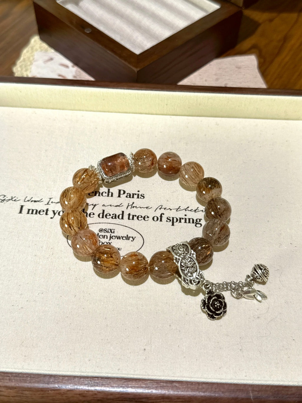 Natural Natural Crystal Crystal Bracelet —  | Handmade Crystal Jewelry
