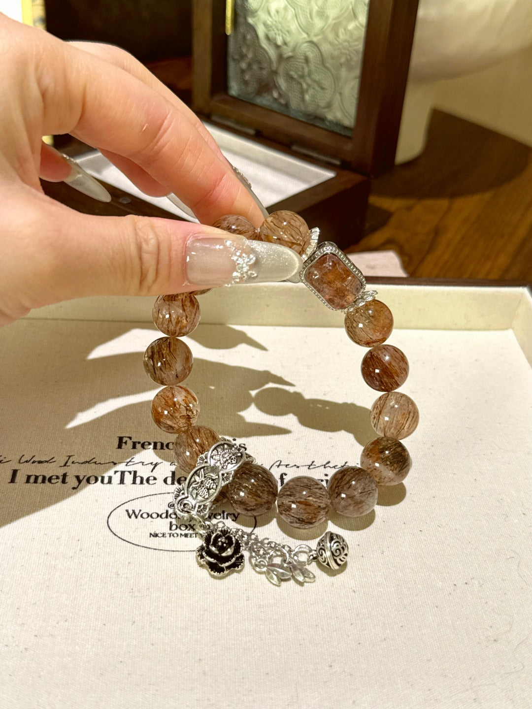 Natural Natural Crystal Crystal Bracelet —  | Handmade Crystal Jewelry