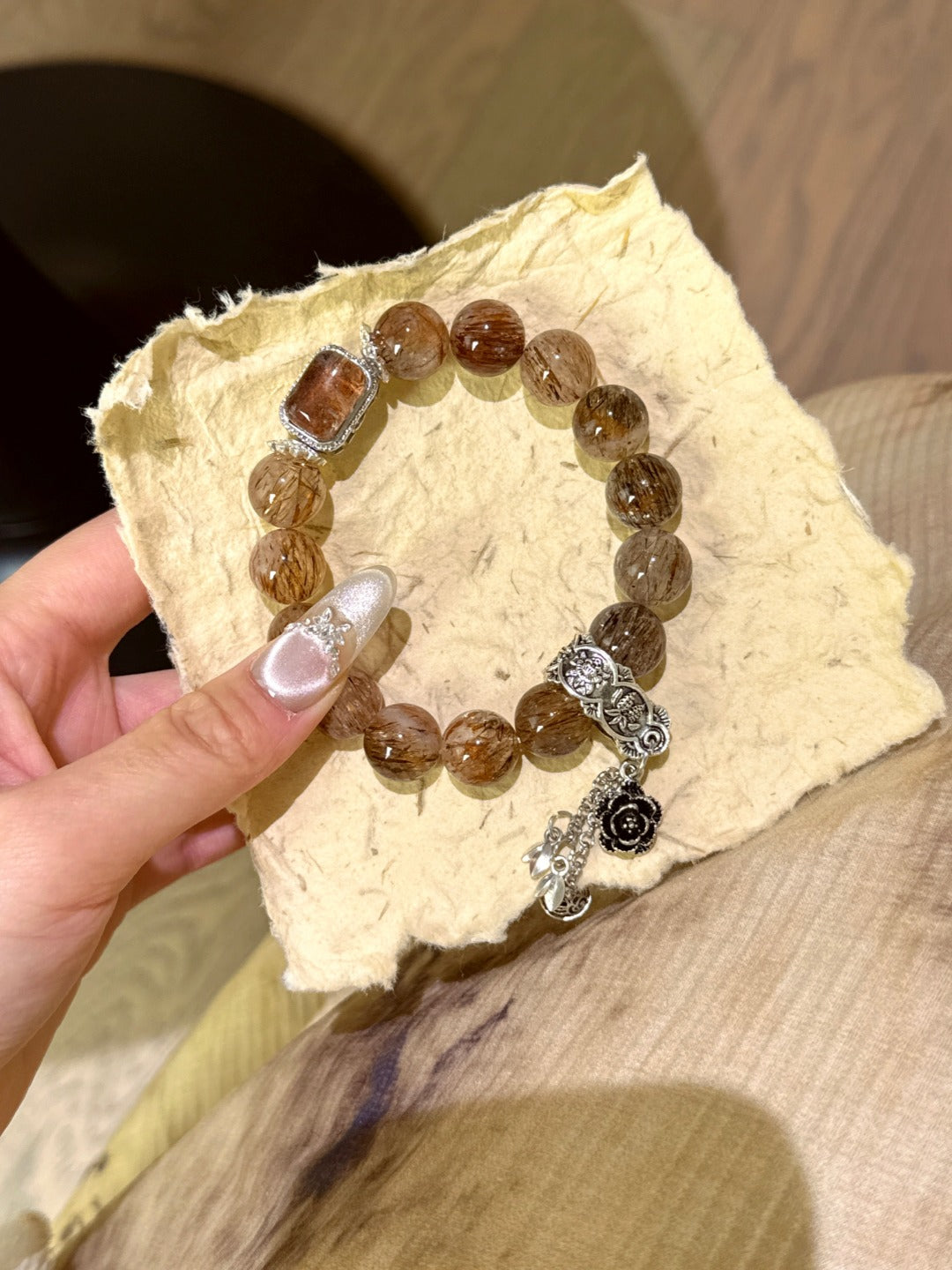 Natural Natural Crystal Crystal Bracelet —  | Handmade Crystal Jewelry