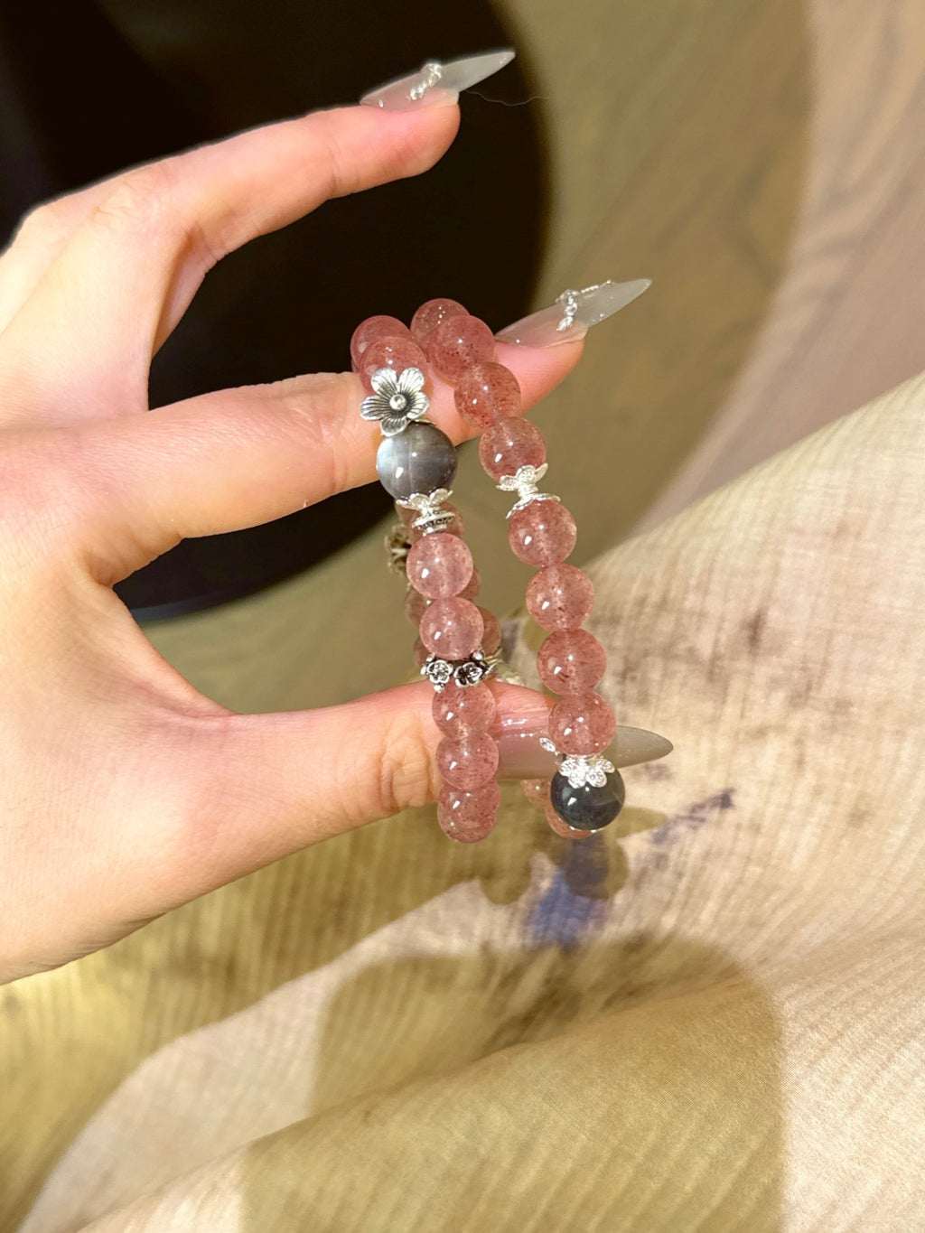 Natural Natural Crystal Crystal Bracelet —  | Handmade Crystal Jewelry