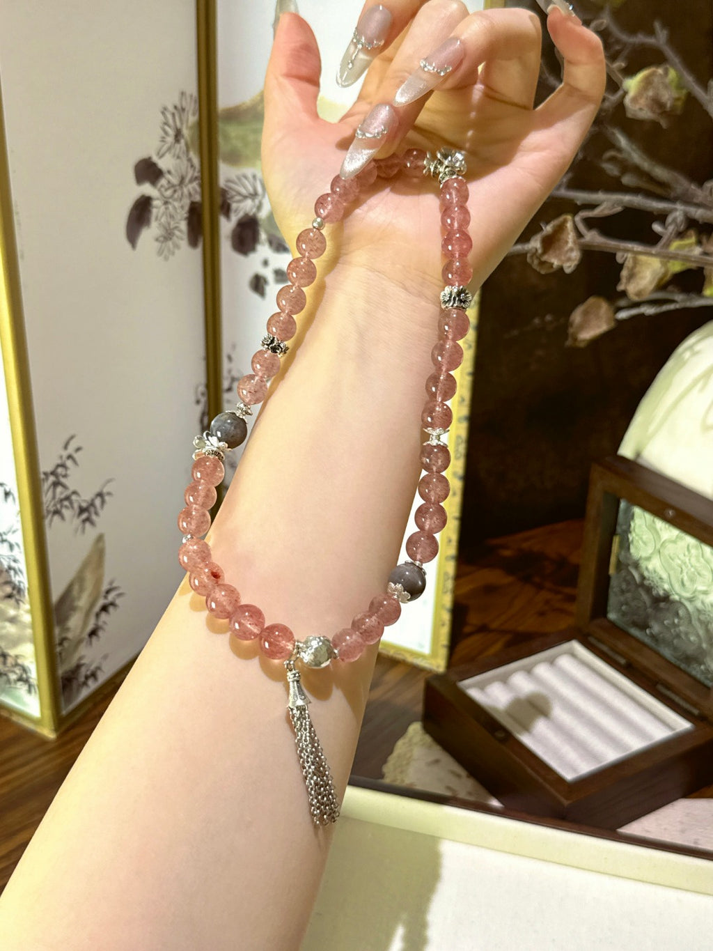 Natural Natural Crystal Crystal Bracelet —  | Handmade Crystal Jewelry
