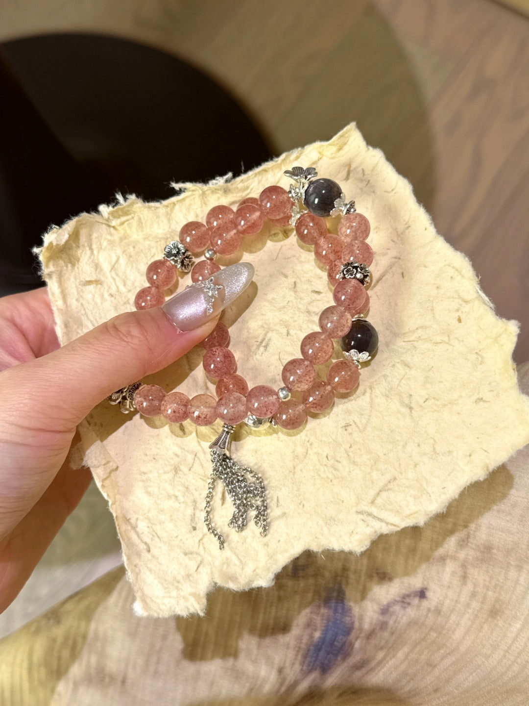 Natural Natural Crystal Crystal Bracelet —  | Handmade Crystal Jewelry