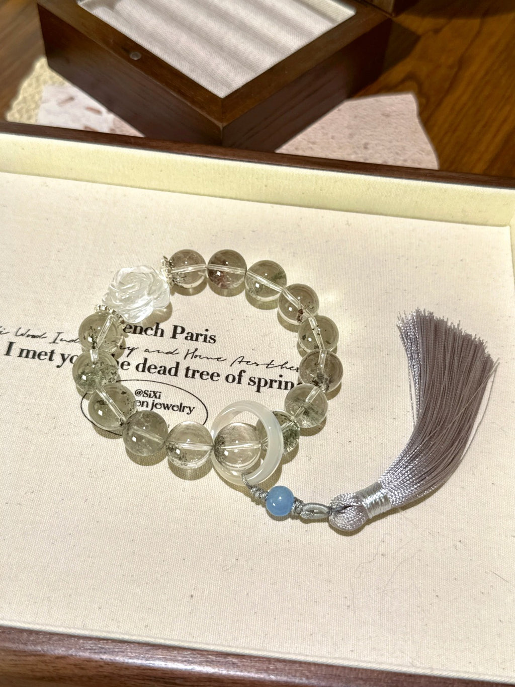 Natural Natural Crystal Crystal Bracelet —  | Handmade Crystal Jewelry