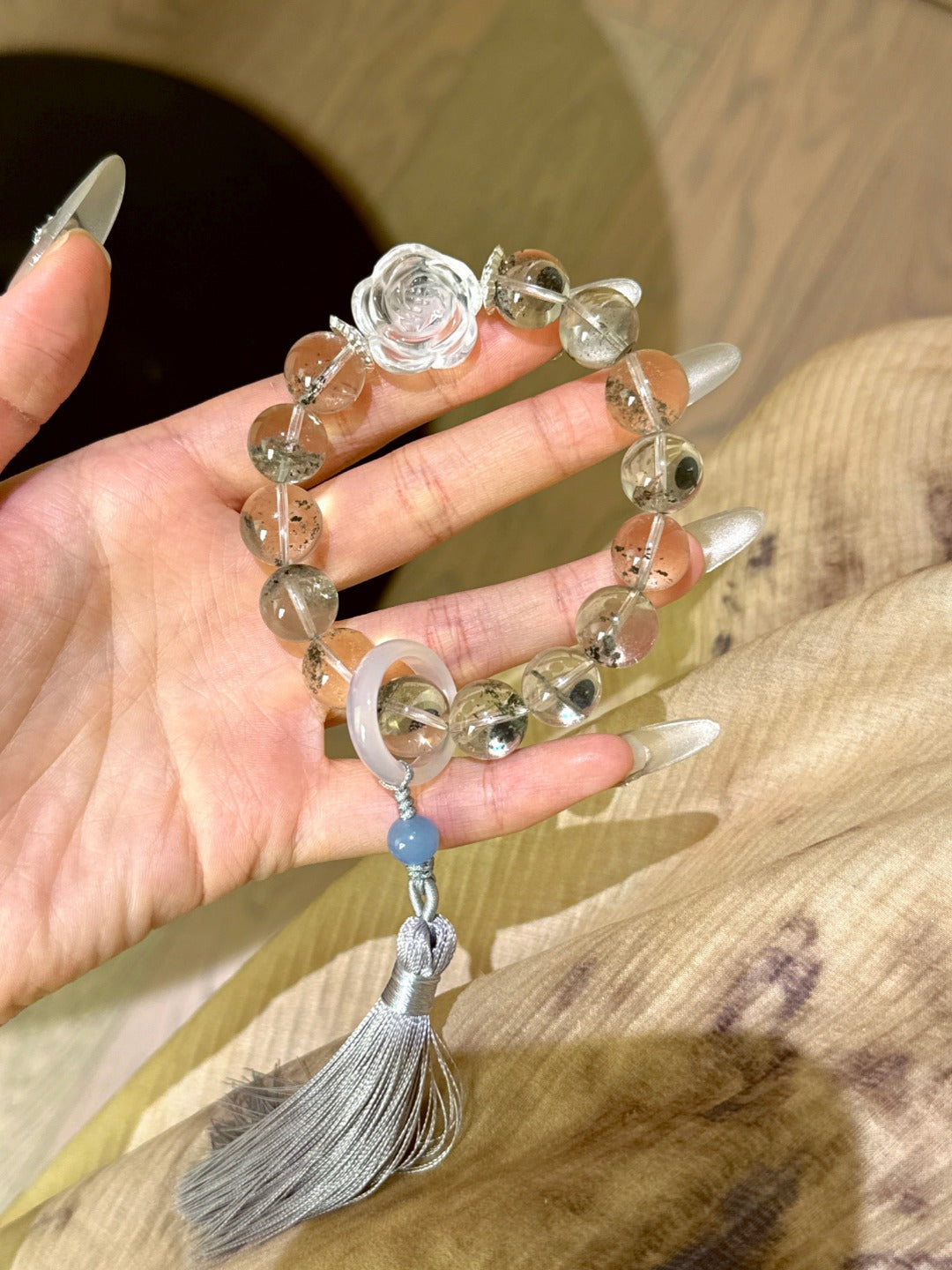 Natural Natural Crystal Crystal Bracelet —  | Handmade Crystal Jewelry