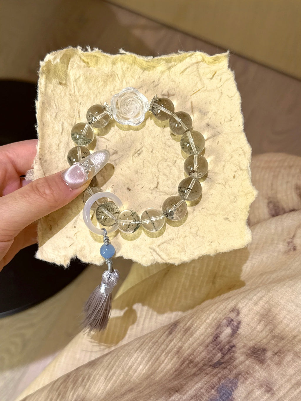 Natural Natural Crystal Crystal Bracelet —  | Handmade Crystal Jewelry