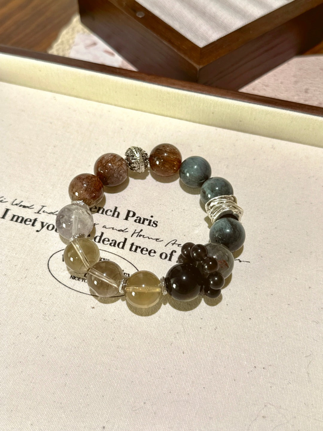 Natural Natural Crystal Crystal Bracelet —  | Handmade Crystal Jewelry