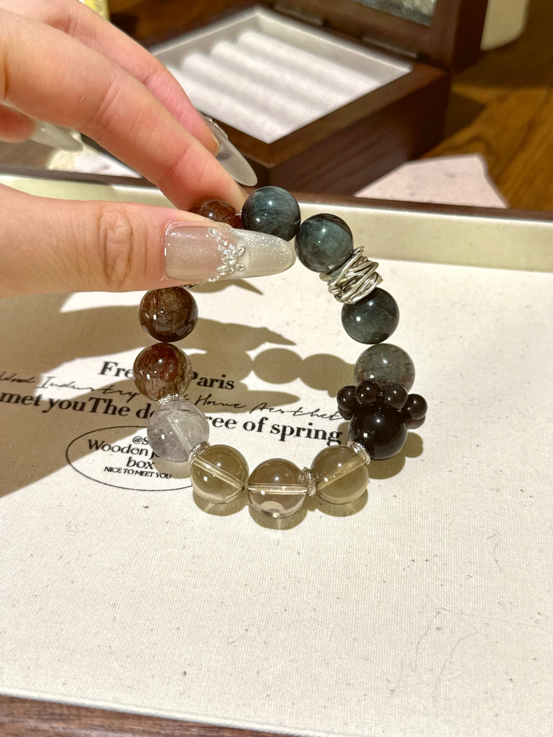 Natural Natural Crystal Crystal Bracelet —  | Handmade Crystal Jewelry