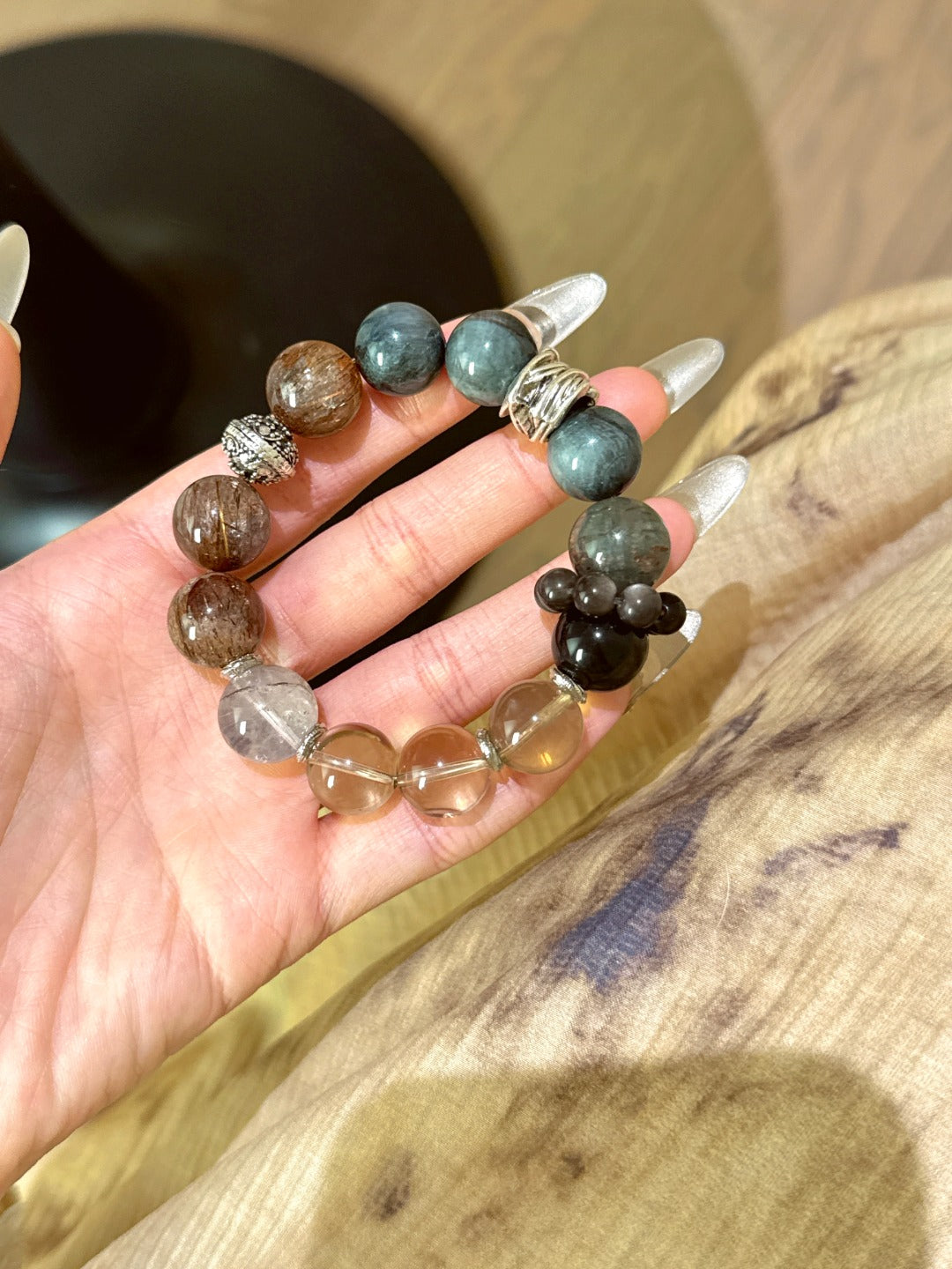 Natural Natural Crystal Crystal Bracelet —  | Handmade Crystal Jewelry